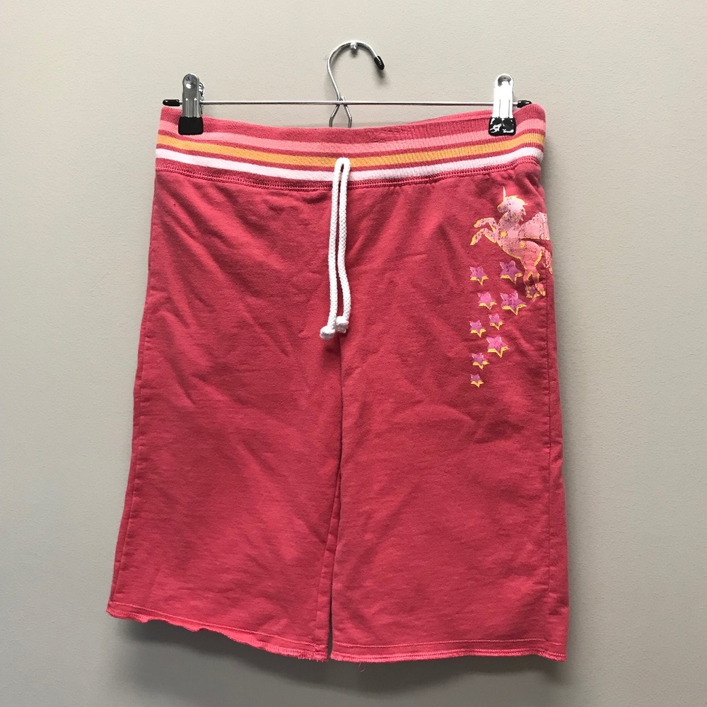 Girls L-10/12 pink shorts , EUC (2/10)